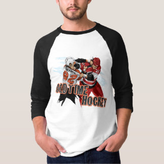 Camiseta T-shirt velho do hóquei do tempo