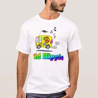Camiseta T-shirt velho do ônibus do Hippie