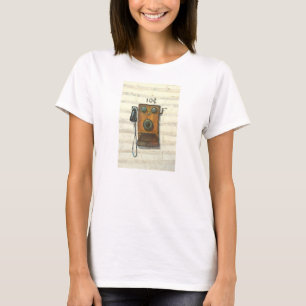 Camiseta t-shirt velho do telefone