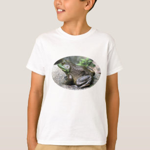 Camiseta T-shirt velho grande da natureza da rã-gigante