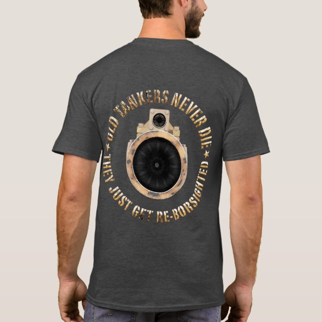 Camiseta T-Shirt "VELHOS TANQUES" (Verso)