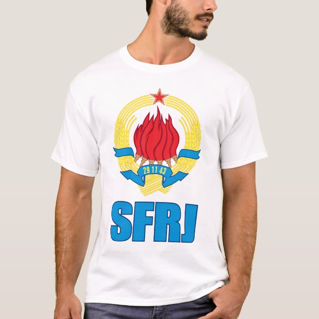 Camiseta T-shirt - veliki Grb SFRJ (Frente)