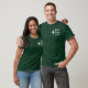Camiseta T-shirt verdadeiro do verde da academia da borda (Unisex)