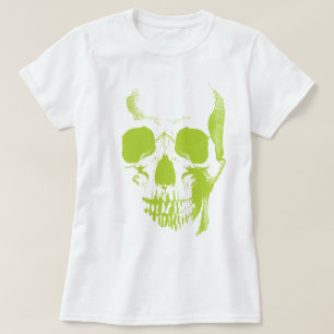 Camiseta T-Shirt Verde Com Face Crônica