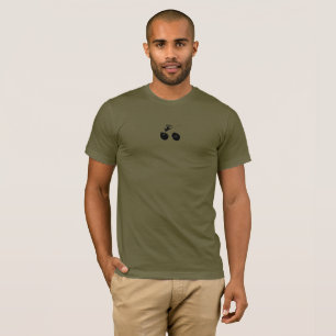 Camiseta T-shirt verde da bicicleta