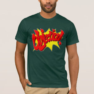 Camiseta T-shirt verde da objeção