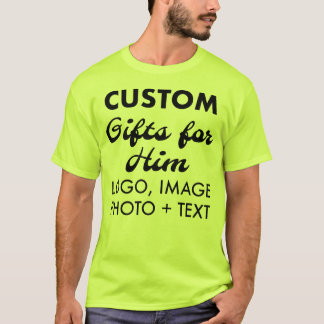Camiseta T-Shirt Verde de Segurança Personalizado