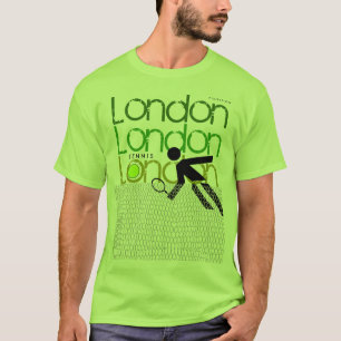 Camiseta T-shirt verde de Wimbledon do tênis de Londres