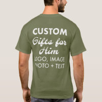 T-Shirt Verde do Exército Personalizado