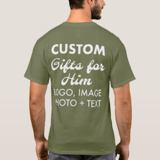 Camiseta T-Shirt Verde do Exército Personalizado