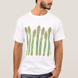 Camiseta T-shirt verde fresco do aspargo