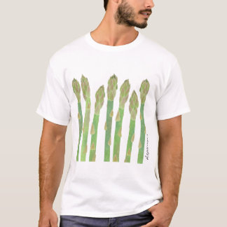 Camiseta T-shirt verde fresco do aspargo