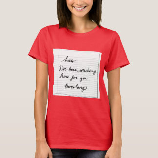 Camiseta T-shirt vermelha l