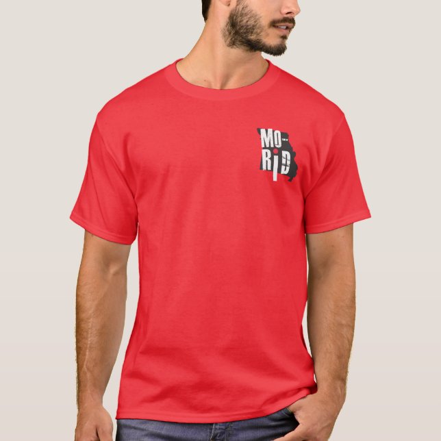 Camiseta T-shirt vermelho (Frente)