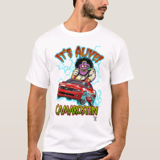 Camiseta T-shirt vermelho de Chevy Camaro SS