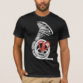 Camiseta T-shirt vermelho do AA da obscuridade do amor de