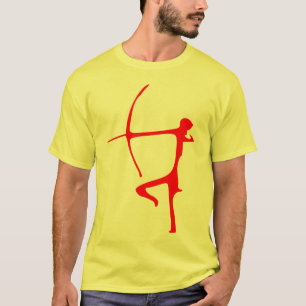 Camiseta T-shirt vermelho do arqueiro
