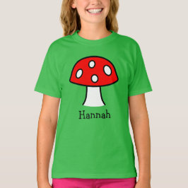 Camiseta T-shirt vermelho do cogumelo (criança)