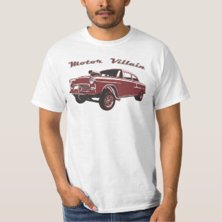 Camiseta T-shirt vermelho do hot rod de Gasser