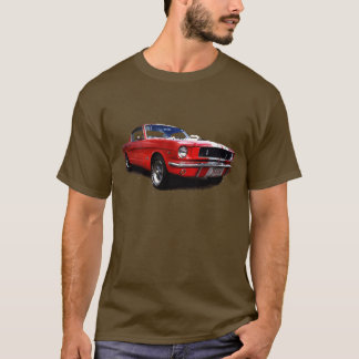 Camiseta T-shirt vermelho do mustang
