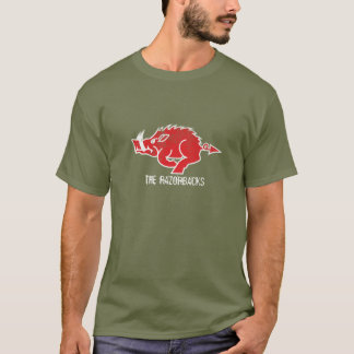 Camiseta T-shirt vermelho do porco