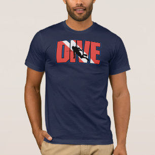 Camiseta T-Shirt Vermelho e White Strike