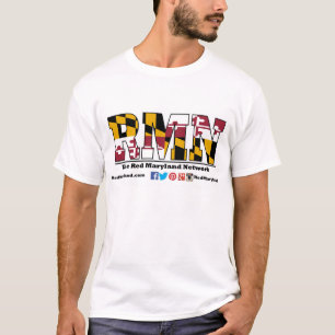 Camiseta T-shirt vermelho novo do logotipo de Maryland