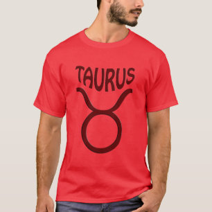 Camiseta T-Shirt Vermelho Taurus Mens