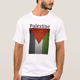 Camiseta T-shirt vertical palestino da bandeira