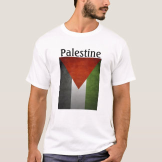 Camiseta T-shirt vertical palestino da bandeira