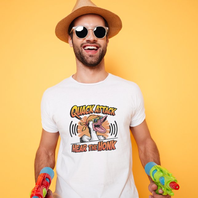 Camiseta T-Shirt Vibrant Quack Attack (Criador carregado)