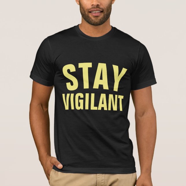 Camiseta T-shirt VIGILANTES da ESTADA (Frente)