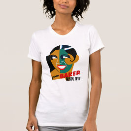 Camiseta T-Shirt Vintage Art Josephine Baker Revue Musical