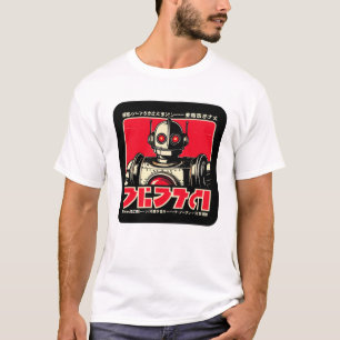 Camiseta t-shirt Vintage robot sci-fi