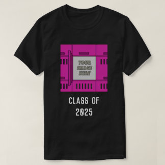 Camiseta T-Shirt Violeta de Quadro Aberto Personalizável