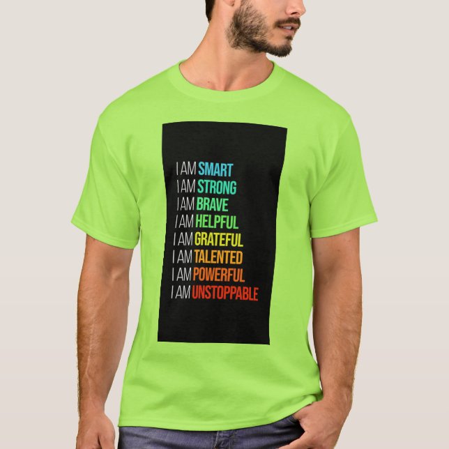 Camiseta T-Shirt Vista casual para Homens (Frente)