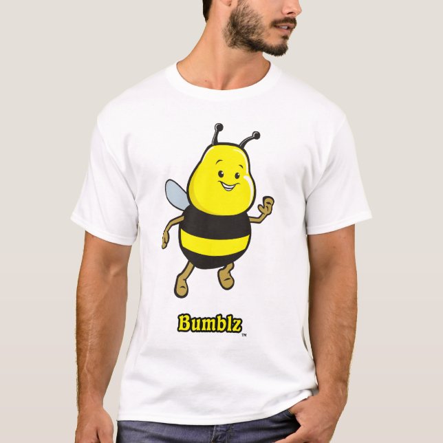 Camiseta T-shirt VIVO da criança do edun de Bumblz (Frente)