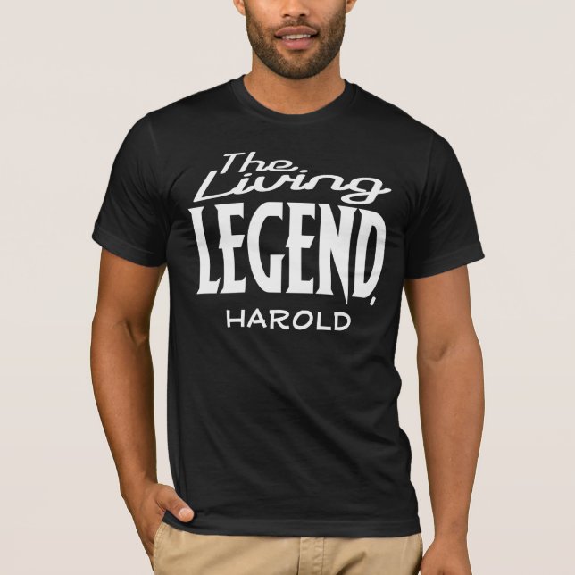 Camiseta T-shirt vivo do costume da legenda (Frente)