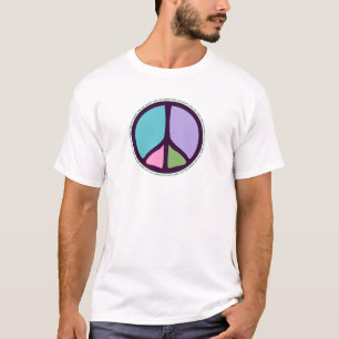 Camiseta T-shirt VIVO dos miúdos do edun do sinal de paz