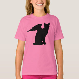Camiseta T-shirt voado do gato