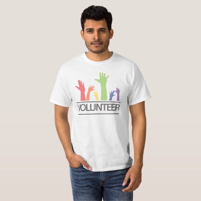 Camiseta T-Shirt Voluntário (Frente Completa)