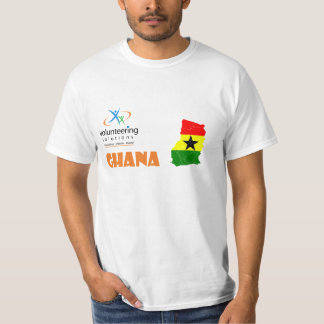Camiseta T-shirt voluntário de Ghana - oferecendo soluções