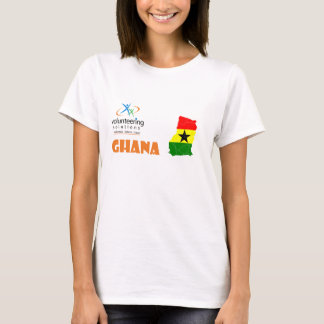 Camiseta T-shirt voluntário de Ghana - oferecendo soluções