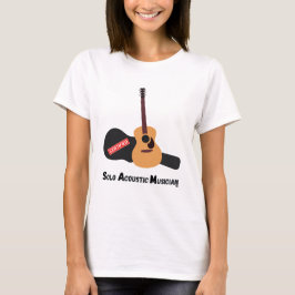 Camiseta T-Shirt (W) com Escolhida de Guitarra de SAM Certi