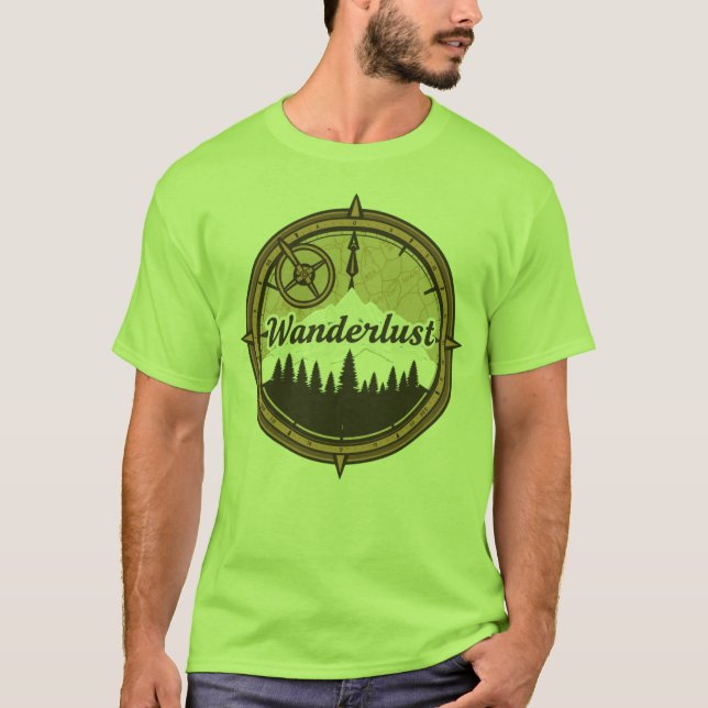 Camiseta T-shirt Wanderlust (Frente)