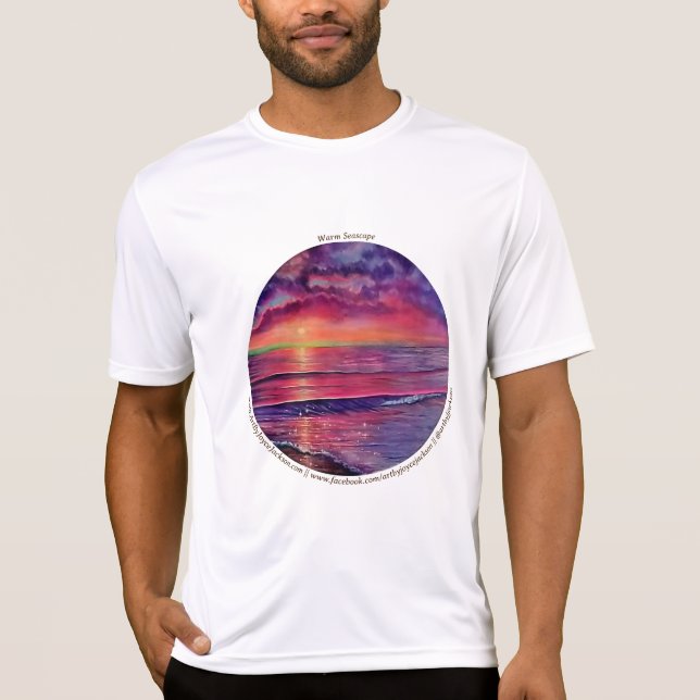 Camiseta T-Shirt Warm Seascape (Frente)