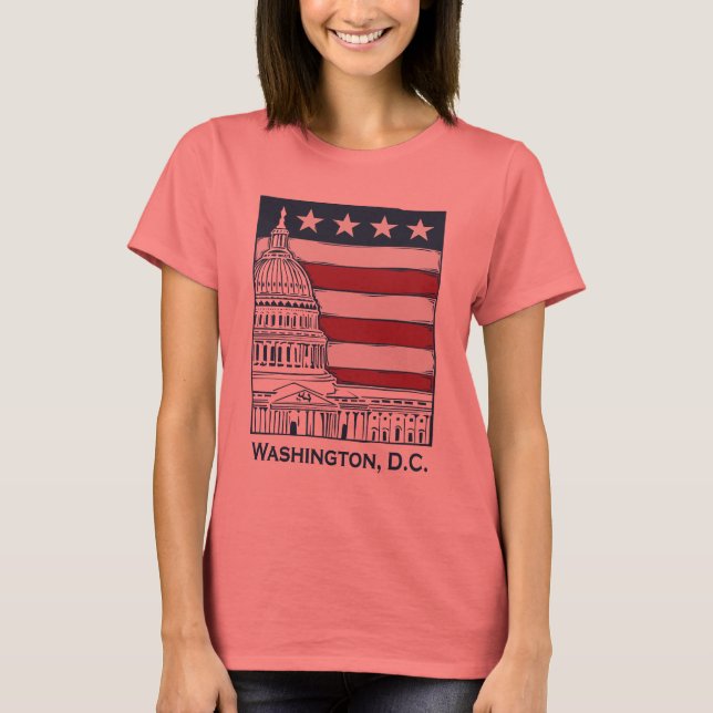 Camiseta t-shirt Washington DC (Frente)