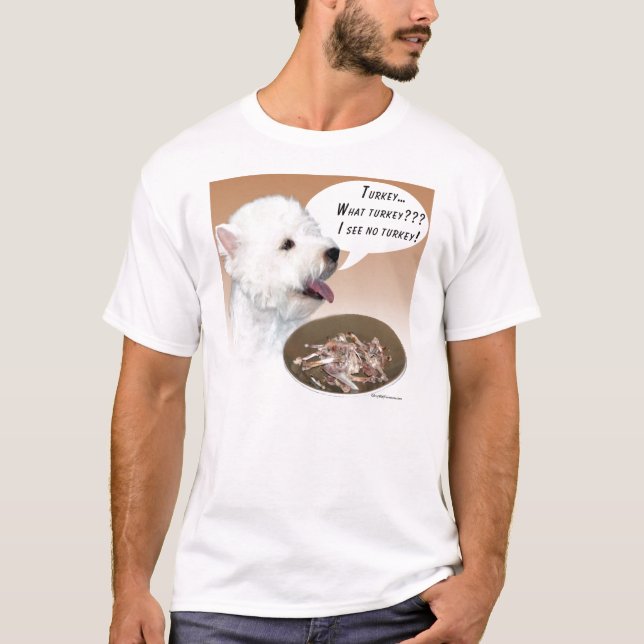 Camiseta T-shirt Westie Turkey (Frente)