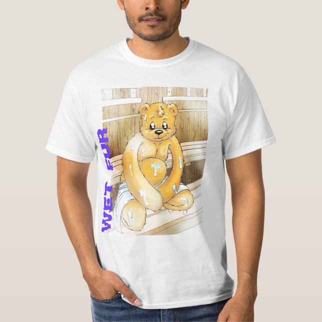 Camiseta T-shirt Wet Fur (Frente)