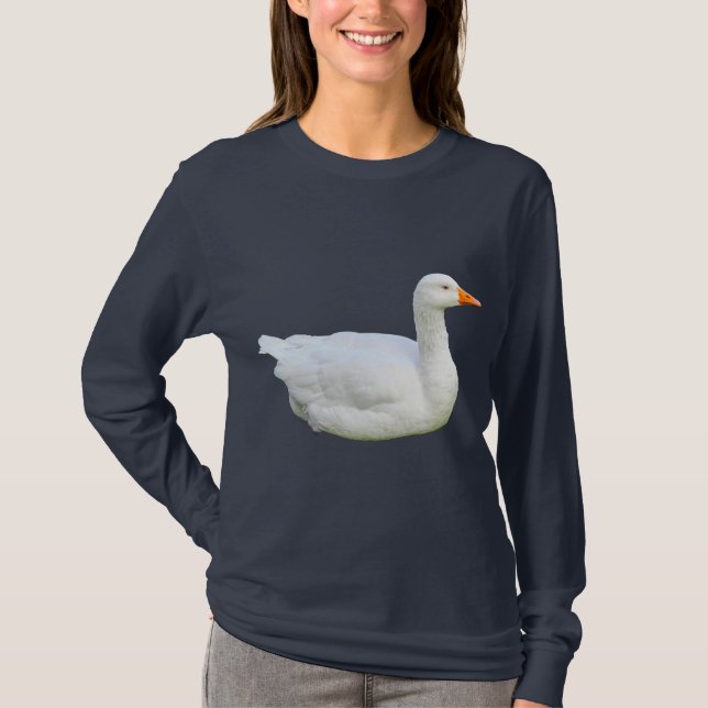 Camiseta T-Shirt White Emden Goose (Frente)